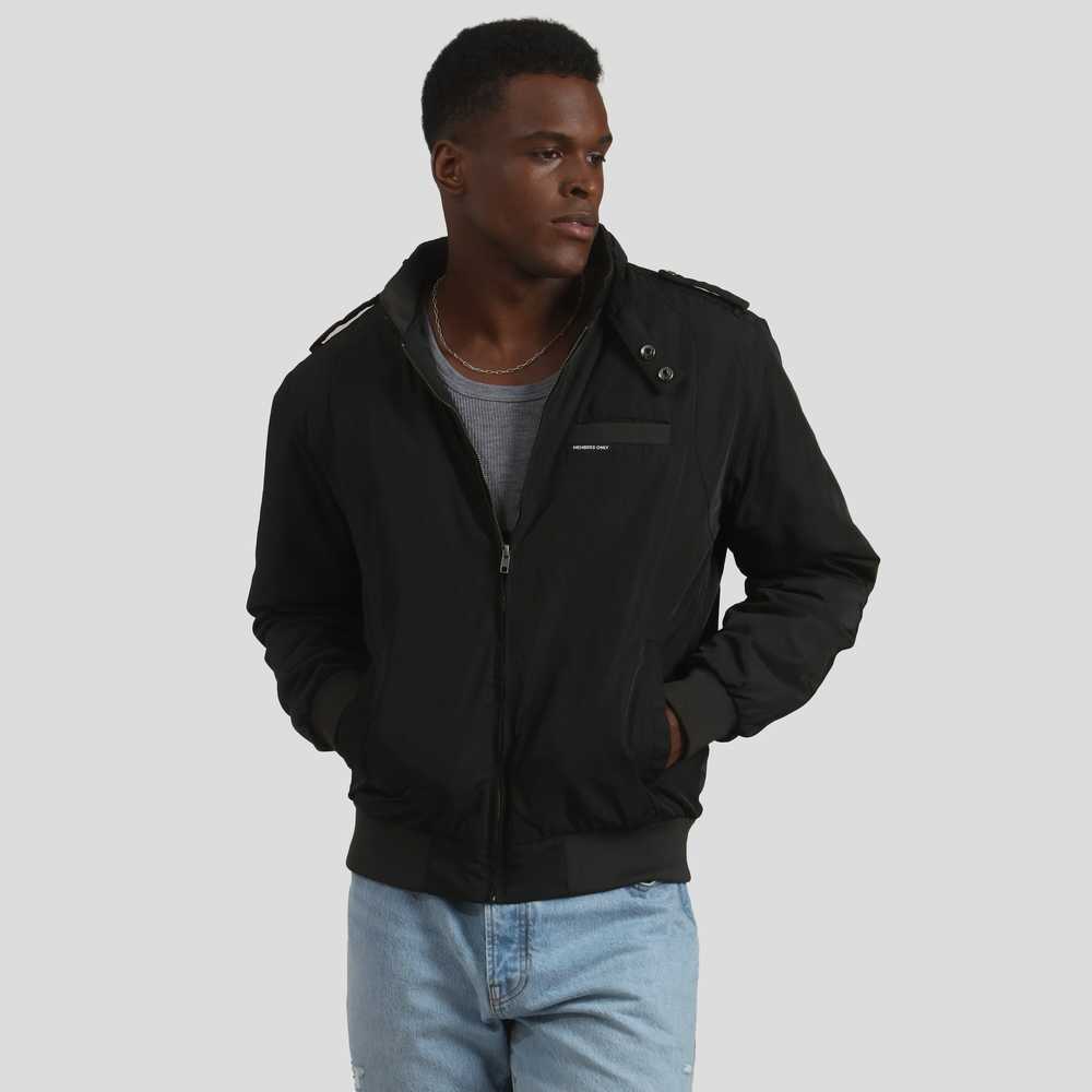 Men's Iconic Racer Quilted Lining Jacket (Slim Fit)